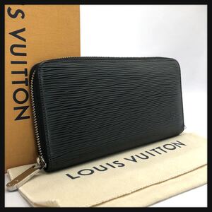 【新品同様/極美品】ルイヴィトン Louis Vuitton 長財布 ジッピーウォレット エピ　黒　12/3B216-6Y196350A