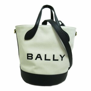 バリー 2wayショルダーバッグ BAR 8 HOURS ブランドオフ BALLY ファブリック 2wayショルダーバッグ ファブリック/レザー レディース