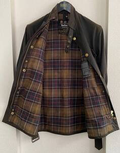 珍品・美品 (2011年製) Barbour International 75 Anniversary Jacket 36 Olive (バブアーインターナショナル75周年記念 A7)＊フルケア済み