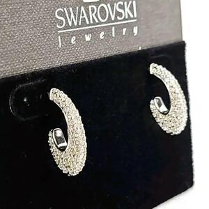 ●極美品◆スワロフスキー SWAROVSKI Sublima系 ピアス　パヴェクリスタル