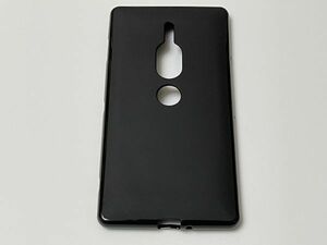 Xperia XZ2 Premium SO-04K SOV38 703SO 耐衝撃 上質 TPU ソフト 黒色 ケース A107