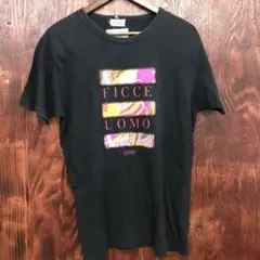 【メンズカットソー】FICCE UOMO/XL相当/黒Tシャツ