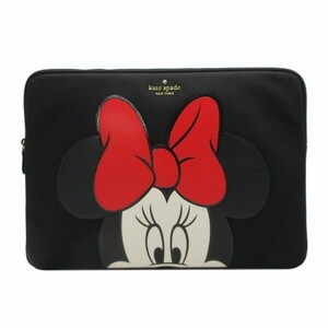 ケイトスペード ポーチ PCケース kate spade Disney ディズニー コラボ ミニーマウス KG703 001 レディース アウトレット 