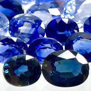 ●天然サファイア39点おまとめ22.5ct●j 裸石 宝石 Sapphire sapphire サファイア コランダム 藍玉 jewelry ジュエリー ②