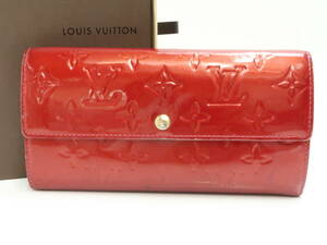 ルイヴィトン　ヴェルニ　ポムダムール　赤　ポルトフォイユサラ　財布　M93530　LOUIS VUITTON　18684512