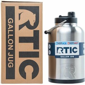 RTIC 1GALLON JUG 3.8L アールティック　ワンガロンジャグ　ダブルウォール　ステンレス　シルバー　スティール