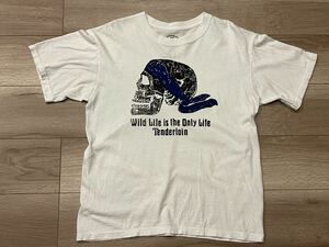 【中古】TENDERLOIN 10SS T-TEE 1 Mサイズ バンダナ 青スカル キムタク 初期ものレア ショートスリーブ Tシャツ テンダーロイン ホワイト