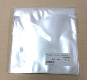 〇♯30　OPP袋エスパック（155×130mm）　テープ付き100枚