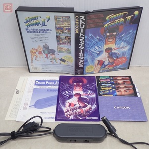 1円〜 動作保証品 X68000 5インチFD ストリートファイター2ダッシュ STREET FIGHTER II´ カプコン CAPCOM 箱説/ハガキ/CPSFアダプタ付【20