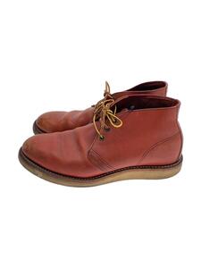 RED WING◆チャッカブーツ/US7.5/BRW/レザー/8595