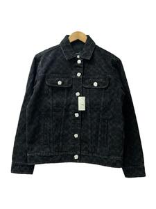 COACH◆Signature Denim Jacket/ジャケット/XS/コットン/BLK/総柄/CL264