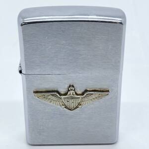 #11701 ZIPPO アメリカ海軍航空隊 U.S.NAVY WING EMBLEM 火花確認済 オイルライター 喫煙具 ジッポ 現状品