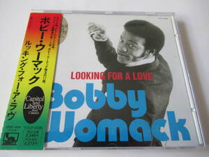 日本盤、帯付、レアCD■ボビー・ウーマック【ルッキング・フォー・ア・ラヴ】BOBBY　WOMACK■minit時代のベスト集