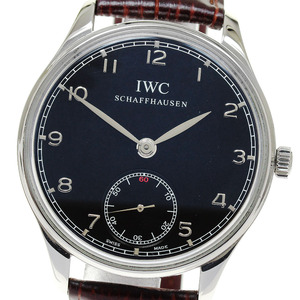 IWC IWC SCHAFFHAUSEN IW545407 ポルトギーゼ ハンドワインド スモールセコンド 手巻き メンズ 良品 _826624