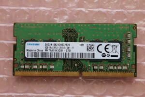 ★送料無料★SAMSUNG ノート用8GBメモリー 1Rx8 PC4-2666V-SA1-11 M471A1K43CB1-CTD 1821-02