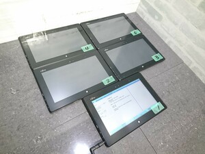 【現状品】管1S39 FUJITSU FMVNQ8LEU CPU AMD Z-60 Bios起動OK SSD64GB(データ消去済み)、メモリー2GB、バッテリー有り 5台セット