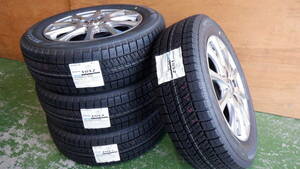 在確不要!新品 ブリヂストン BLIZZAK VRX2 185/60R15 22年製+ティラード15X5.5 4H100 1台分 ヴィッツ・ヤリス・アクア・フィット・スイフト