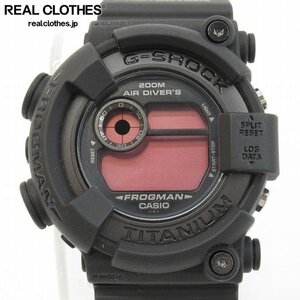 G-SHOCK/Gショック FROGMAN/フロッグマン リアルブラック スクリューバック DW-8200BK-1JF【動作未確認】 /000