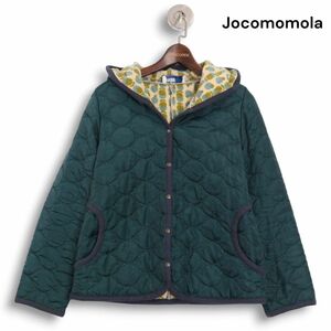 Jocomomola ホコモモラ シビラ 秋冬★ フード付き 中綿 裏フリース♪ キルティング ブルゾン ジャケット Sz.40 レディース　K4T01526_A#N