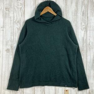 UNISEX L スタティック ヤク プルオーバー YAK PULLOVER フーディ パーカー ウール ニット セーター Static Moss