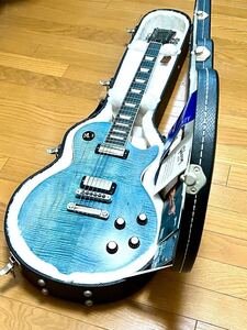 ギブソン レスポールデラックス オーシャンブルー Gibson Les Paul Deluxe Satin Ocean Blue レアカラー 付属品完備 修復歴等なし