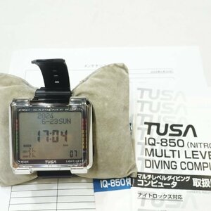 【即決保証付/ 電池交換＆耐圧検査済】TUSA IQ-850 DC-SAPIENCEⅡ 大型液晶画面 定価120,000