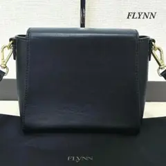 美品✨ FLYNN フリン レザー ショルダー 斜め掛け ゴールド金具 本革