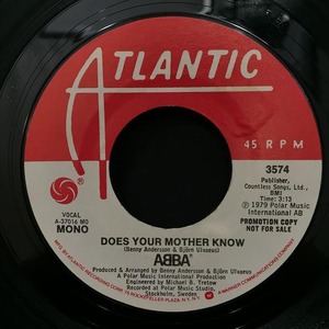 ABBA / DOES YOUR MOTHER KNOW / KISSES OF FIRE (US-ORIGINAL)