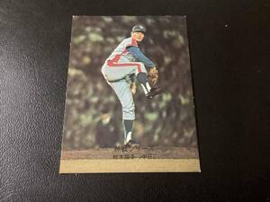 良品　カルビー74年　松本（中日）No.352　プロ野球カード