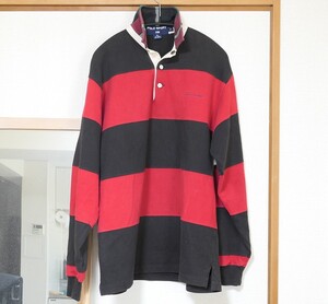 ヴィンテージ 1996年 90s POLO SPORTS ポロスポーツ ラガーシャツ ポロ ラルフローレン ヒップホップ 長袖 シャツ 古着 S サイズ