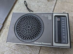 ジャンク　National Panasonic　 R-143 コンパクトラジオ　現状品　10098455-45553