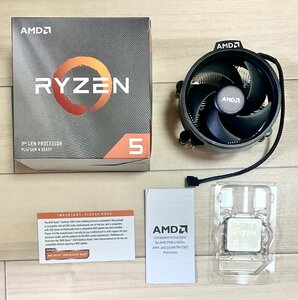 AMD Ryzen 5 3500 with Wraith Stealth cooler3.6GHz 6コア / 6スレッド 19MB 65W【国内正規代理店品】 100-100000050BOX 2021/12~保証有