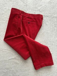 秋冬 POLO RALPH LAUREN size32 コーデュロイスラックス メンズ コーデュロイパンツ レッド 赤 太畝 ポロ ラルフローレン