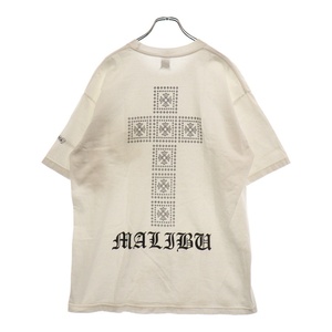 CHROME HEARTS クロムハーツ OLD Malibu S/S Tee マリブ限定 バックCHクロスプリント 半袖T シャツ ホワイト