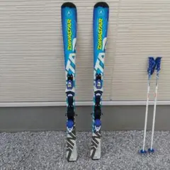 スキー板130cm と ストック85cm