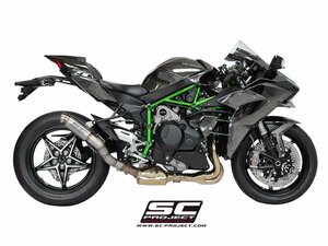 【国内在庫】SC-PROJECT SCプロジェクト GP 70-R フルチタン スリップオンサイレンサー（マフラー）KAWASAKI カワサキ NINJA ニンジャ H2