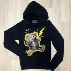 DOM REBEL ZAP PULLOVER HOODIE black