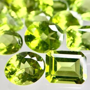 1円〜!!［天然ペリドットおまとめ72ct］d 約14.4g 裸石 宝石 ルース ジュエリー jewelry peridot w4タ43