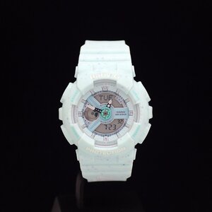 未使用品 50本限定 CASIO カシオ BABY-G ローソン×日向坂46コラボ BA-110PI-2AJF SS・樹脂 レディースクォーツ 箱保取