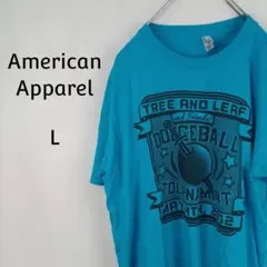 American Apparel　US古着　Tシャツ　L　DODGEBALL