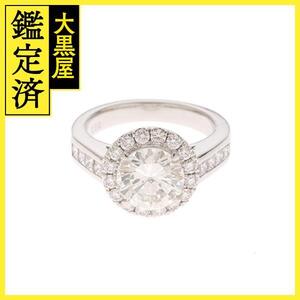 JEWERLY ノンブランドジュエリー エンゲージリング プラチナ ダイヤモンド2.185カラット/0.88カラット 11.5号 【472】SJ