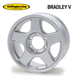 送料無料 フォーバイフォー エンジニアリング ブラッドレー V 5.5J-16 ±0 6H-139.7 2本 BRADLEY V