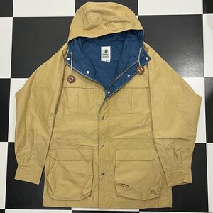 【760】 美品 アメリカ 製 sierra designs 60/40 クロス マウンテン パーカー L タン ブルー シェラデザイン USA Parker jacket ジャケット