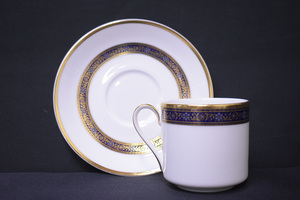 ROYAL DOULTON/ロイヤルドルトン/HARLOW/ボーンチャイナ/金彩/カップ/ソーサー/コーヒー/洋食器/食器/TLE1222