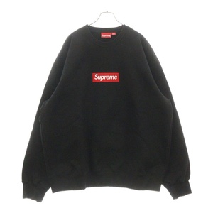 SUPREME シュプリーム 22AW Box Logo Crewneck ボックスロゴ クルーネック スウェット トレーナー ブラック