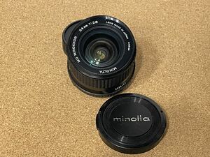 【美品動作品】名玉 MD Rokkor 24mm f2.8 Minolta MDマウント ミノルタ