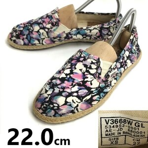 バンズ/VANS★SURF SIDERS/ボタニカル/花柄/スリッポンシューズ【レディース/size:22.0】ヴァンプ/sneakers/Shoes/trainers◆sH-198