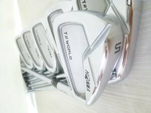 AMT TOUR WHITE!!! ◆◆ ホンマ TOURWORLD TW747V FORGED S200 ◆◆ 5#-10# 6本セット