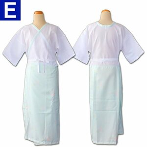 きもの日和●1,000円~[日本製]きものスリップKIMONO SLIP/着物ワンピース肌着(Lサイズ×水色花柄)hga265(E)L-3[*1][P]