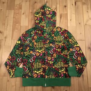 Tropical milo フルジップ パーカー Mサイズ a bathing ape BAPE full zip hoodie エイプ ベイプ アベイシングエイプ マイロ Safari jki2